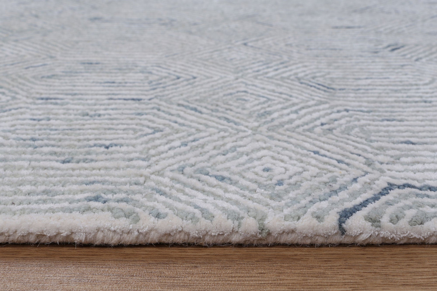 Seafoam Astrid rug styled in a modern living room