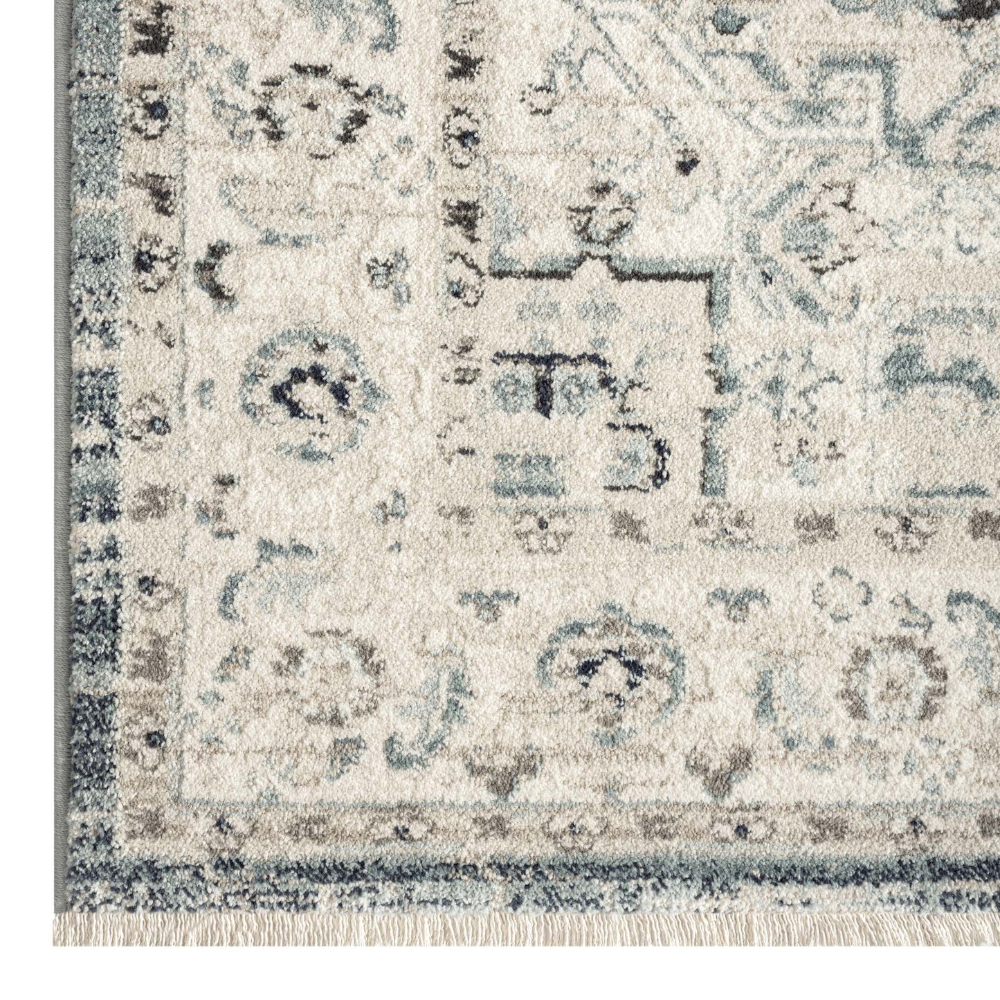 Edith Runner Rug In Light Blue D2201