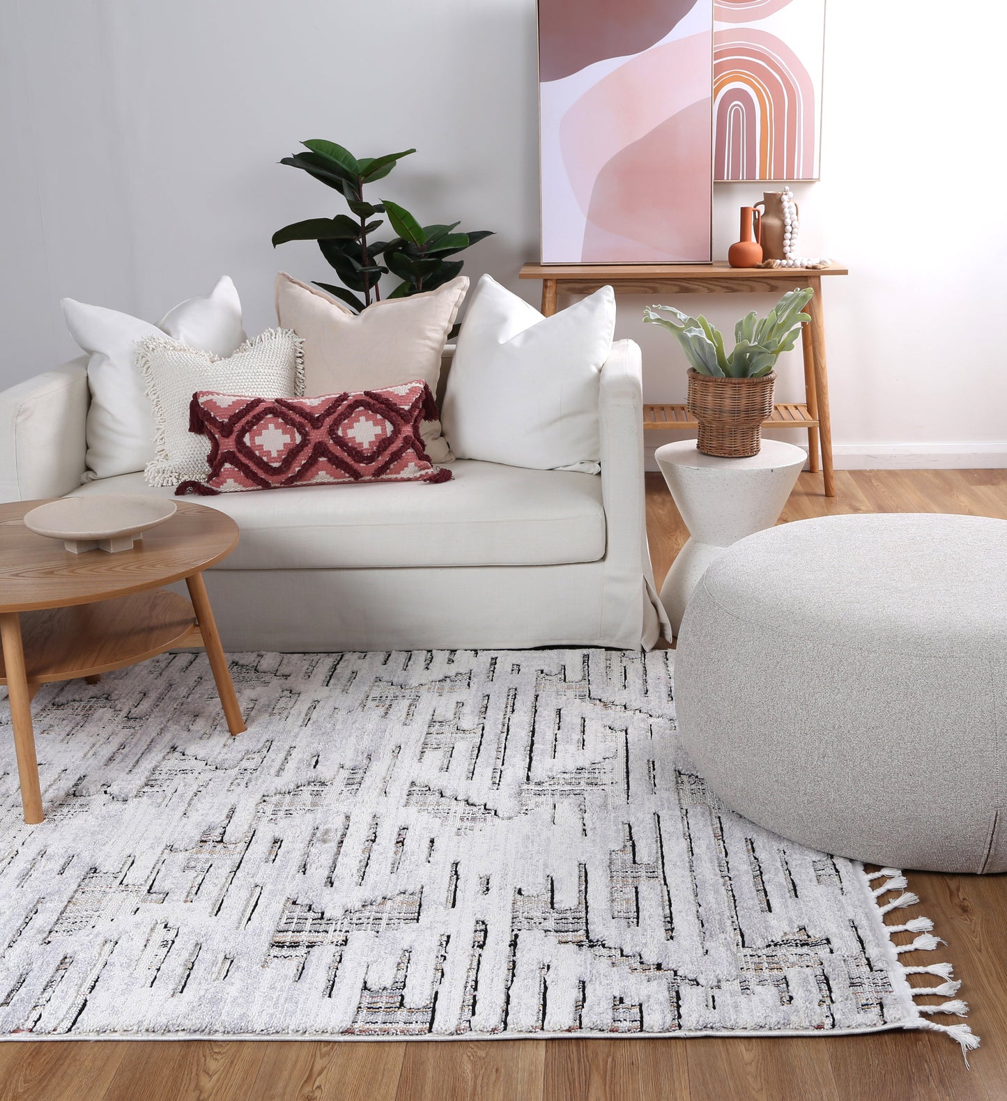 Bilbao Rust Area Rug – Warm Rust-Toned Kaleen Rug