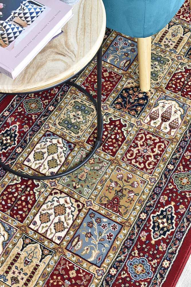 Charter 57112-1414 In Red : Runner Rug