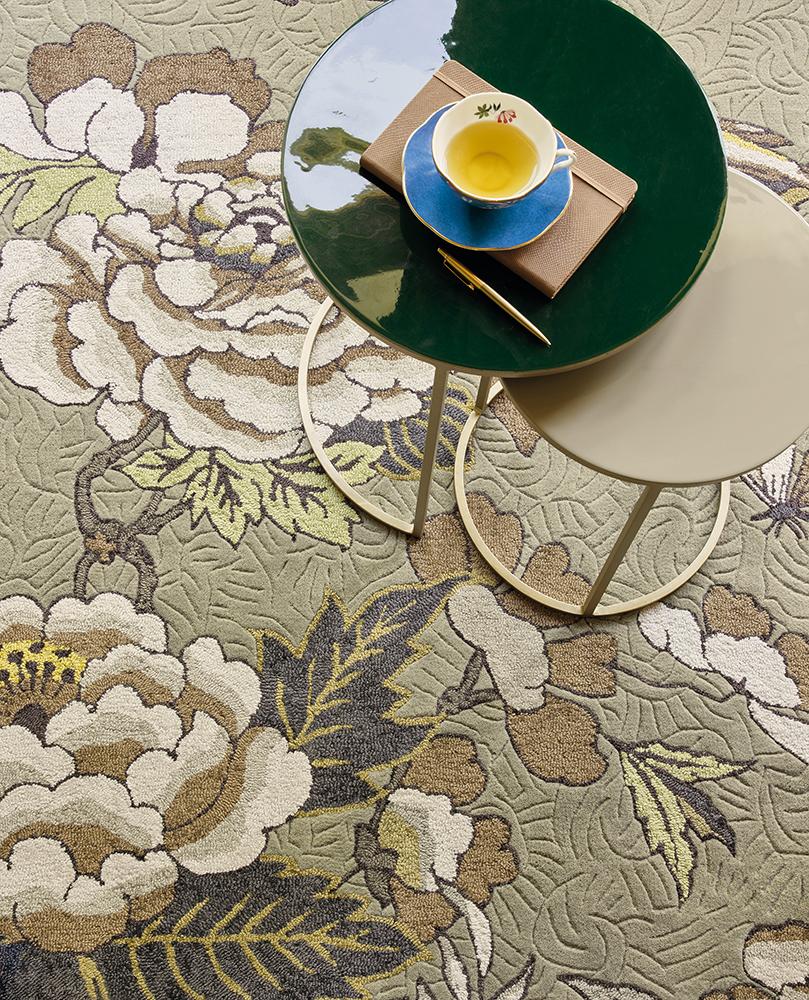 Wedgwood Paeonia Taupe Rug 37904