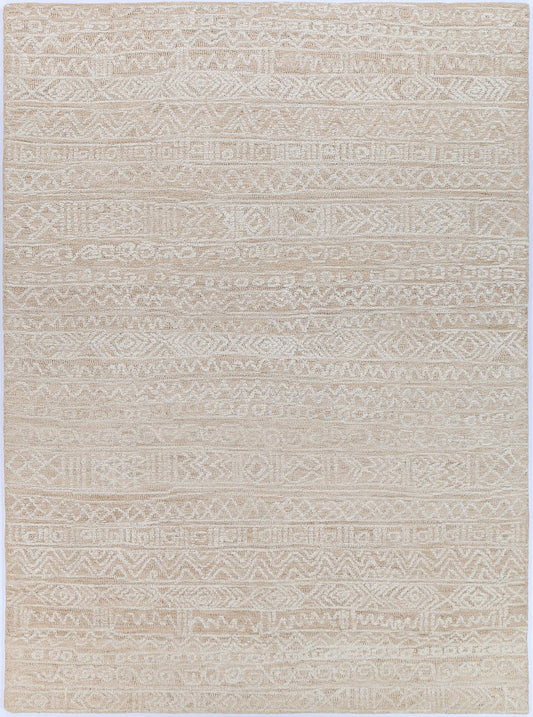 Posy Inca 01C Beige Wool Rug