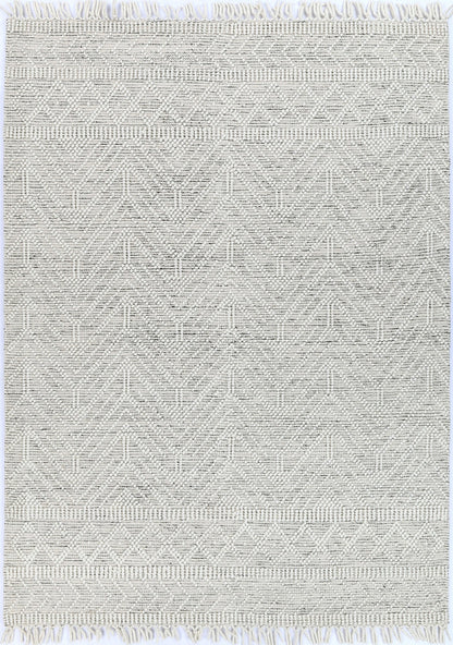 Perla Zoe White & Black Rug