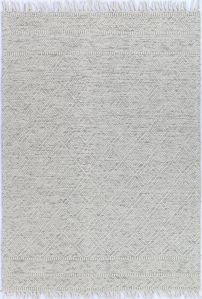 Perla Ada White & Black Rug