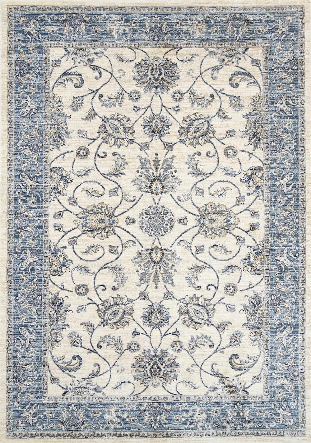 Atlanta Whitehall Traditional Cream & Blue Rug