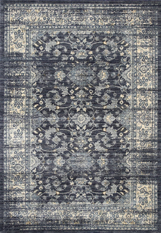 Atlanta Altoona Distressed Vintage Navy Rug