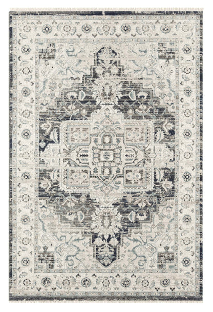 Edith in Dark Blue D2201 Rug