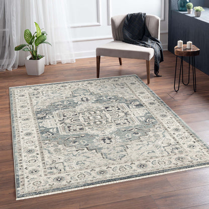 Edith Rug In Light Blue D2201