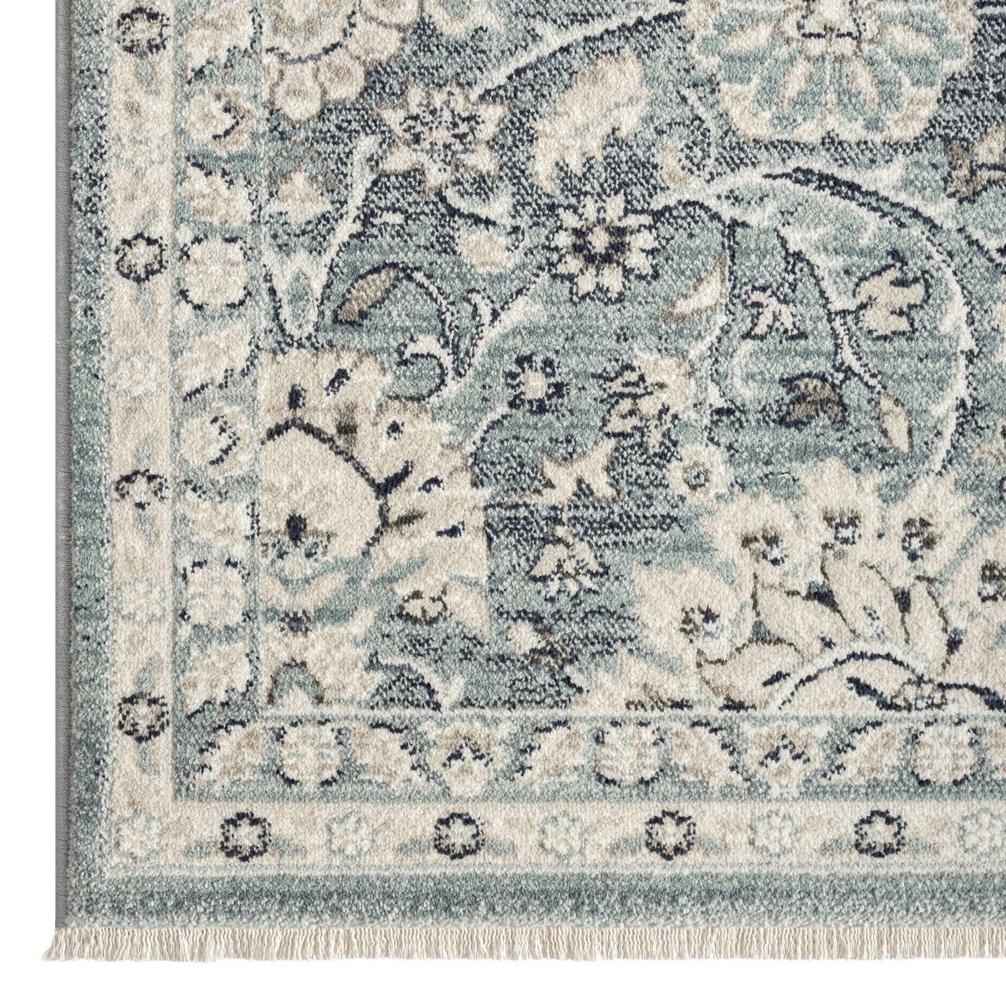 Edith Runner In Light Blue D2202 Rug