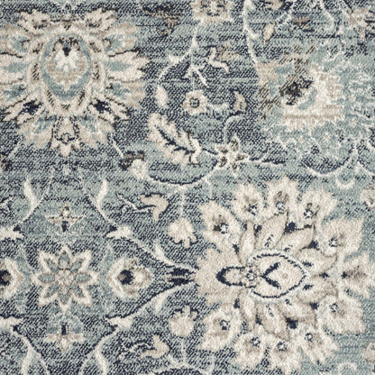 Edith Runner In Light Blue D2202 Rug