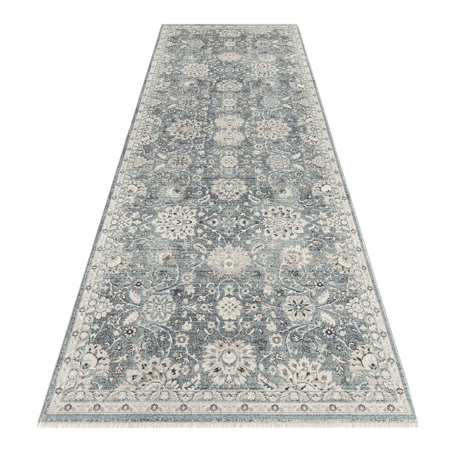 Edith Runner In Light Blue D2202 Rug