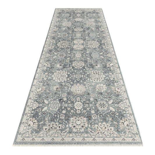 Edith Runner In Light Blue D2202 Rug