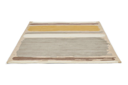 Sanderson Abstract Linden/Silver Rug - 45401