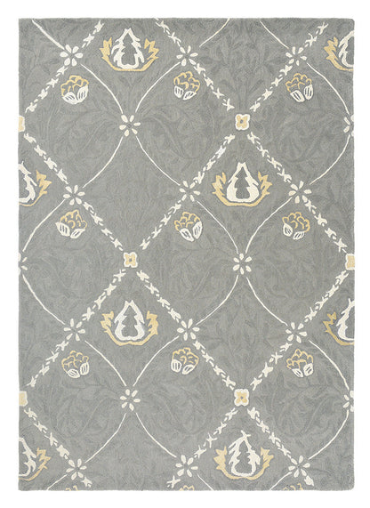 Pure Trellis Lightish Grey Rug