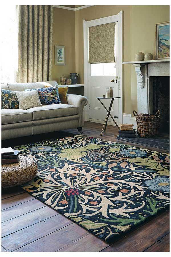 Morris & Co Seaweed Ink 28008 Rug