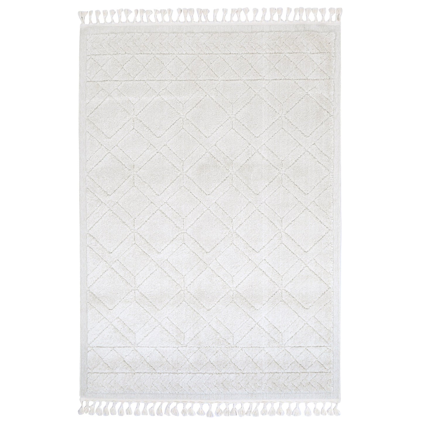 Bilbao Anisa Lattice in Cream Rug