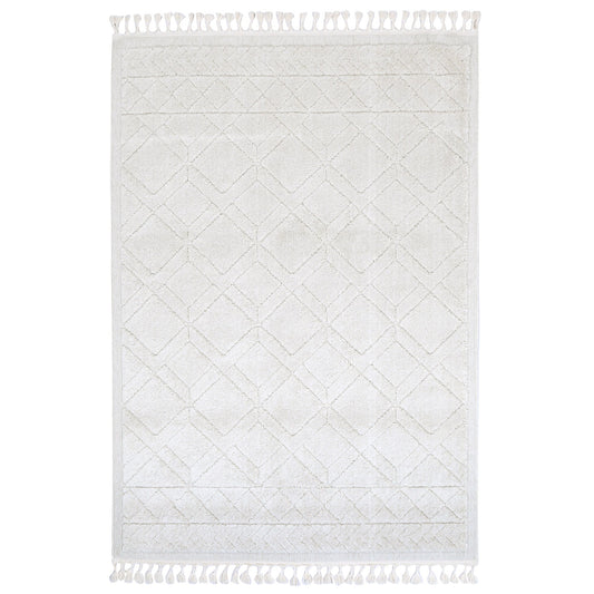 Bilbao Anisa Lattice in Cream Rug