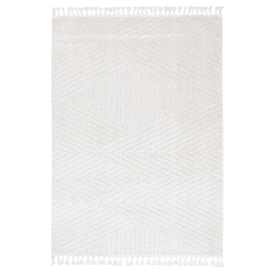 Bilbao Farah Geometric in Ivory Rug