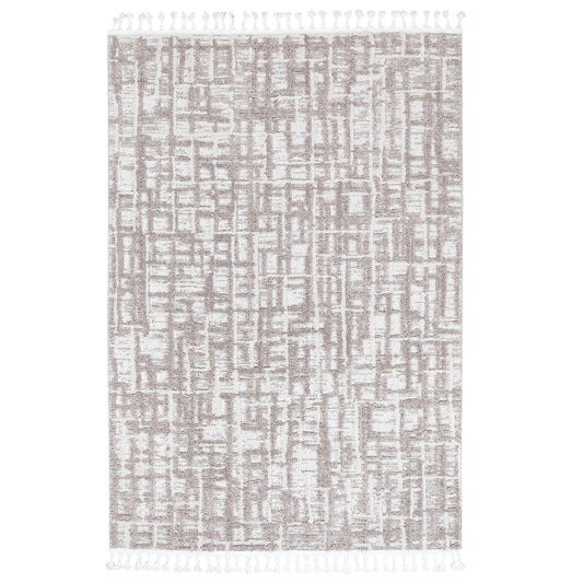 Bilbao Kubra Contemporary in Beige Rug