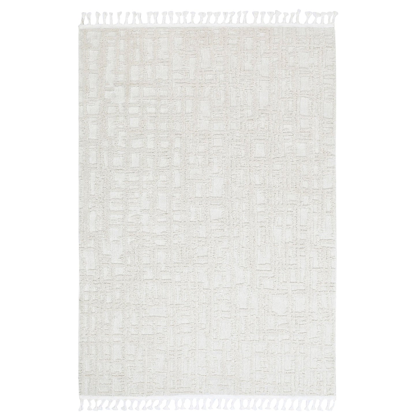 Bilbao Kubra Contemporary in Ivory Rug