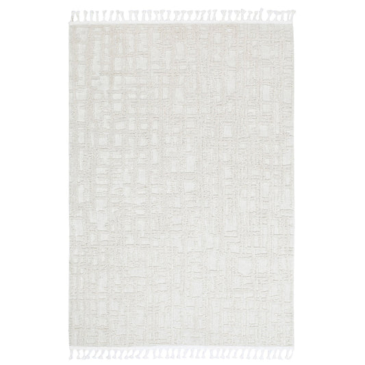 Bilbao Kubra Contemporary in Ivory Rug