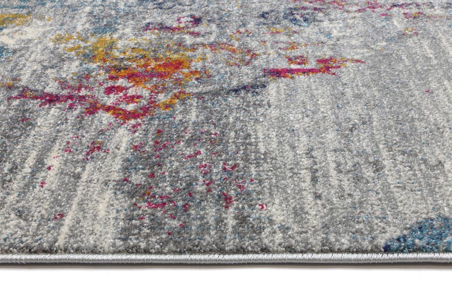 Zendaya Oriental in Grey & Multicolor Rug