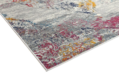 Zendaya Oriental in Grey & Multicolor Rug