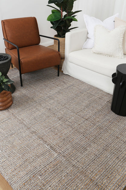 Dune Jute & Wool in Light Grey Rug