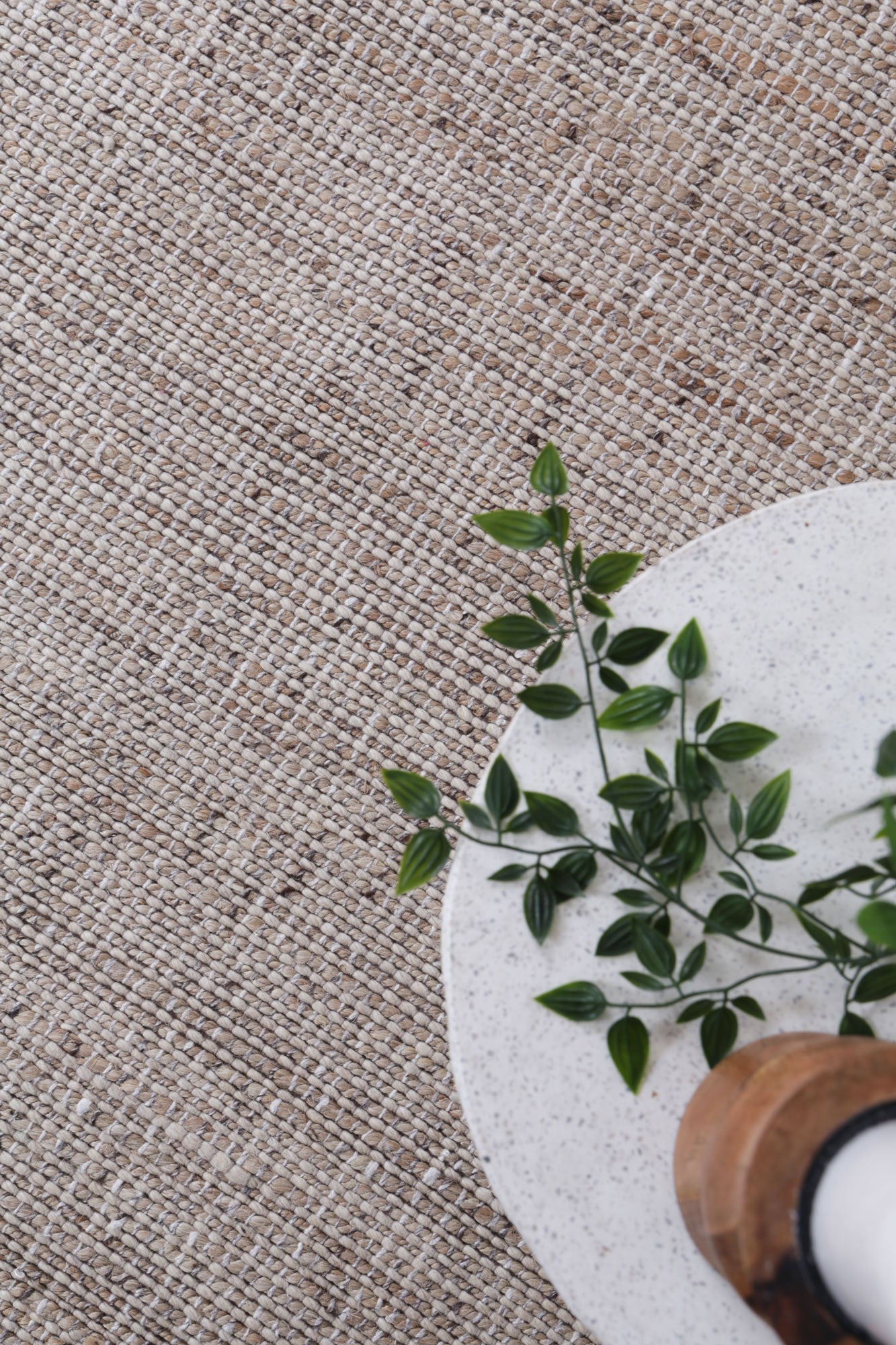 Dune Jute & Wool in Natural Rug