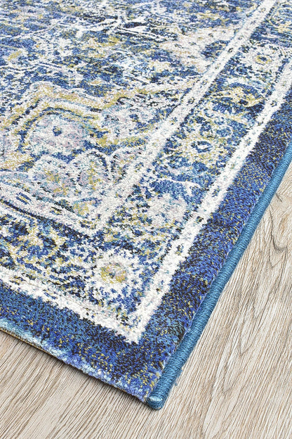 Oxford Rug 63435-5171 In Blue : Runner Rug