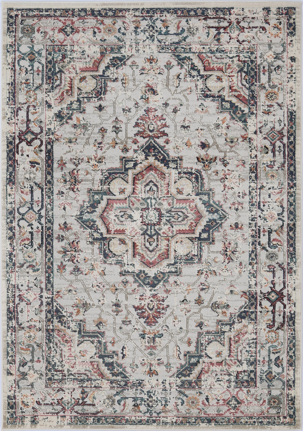 Mediterranean Alger in Multi Plush Rug