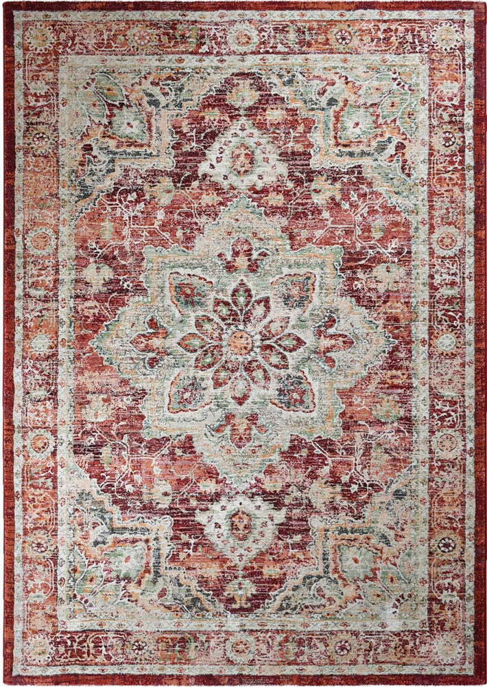 Oxford Rug 63435-1414 In Red Rug