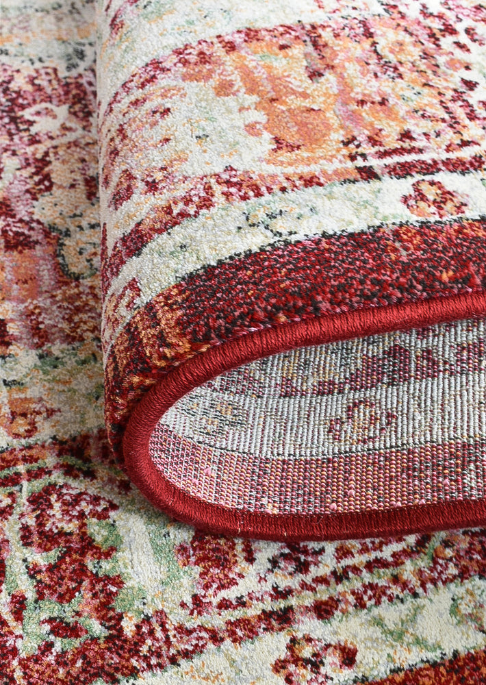 Oxford Rug 63435-1414 In Red Rug