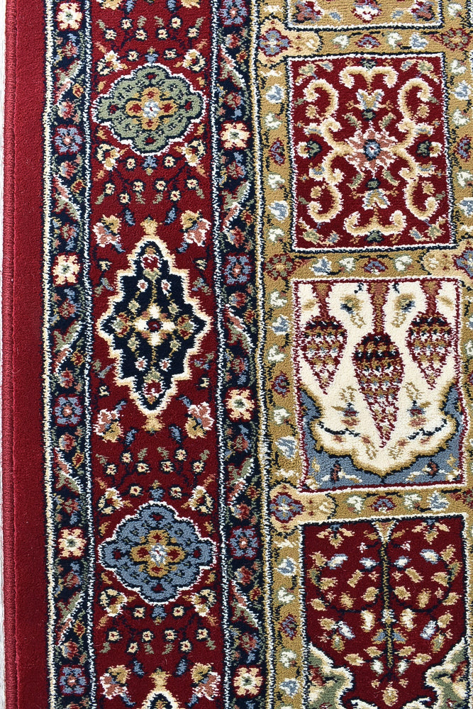 Charter T57112-1414 Traditional In Red Rug