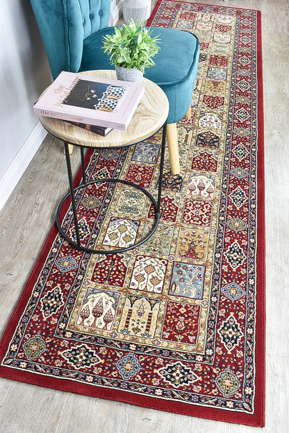 Charter 57112-1414 In Red : Runner Rug