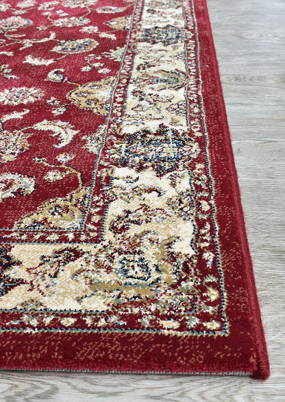 Charter 57158-1464 Traditional In Red Rug