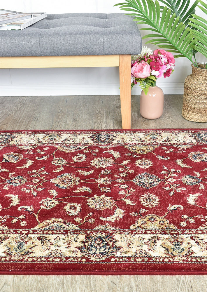 Charter 57158-1464 Traditional In Red Rug