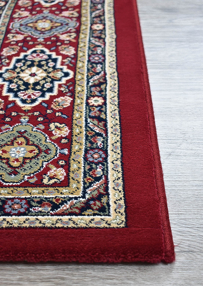 Charter T57112-1414 Traditional In Red Rug