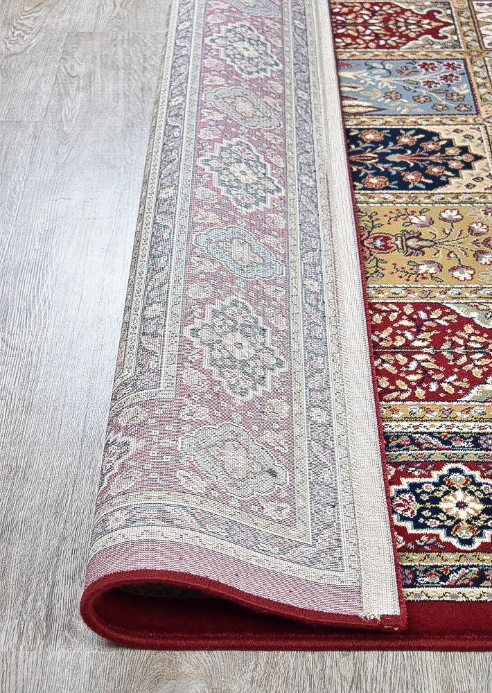 Charter T57112-1414 Traditional In Red Rug