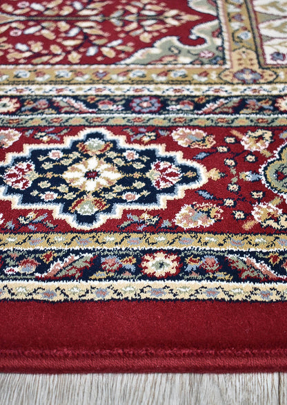 Charter T57112-1414 Traditional In Red Rug