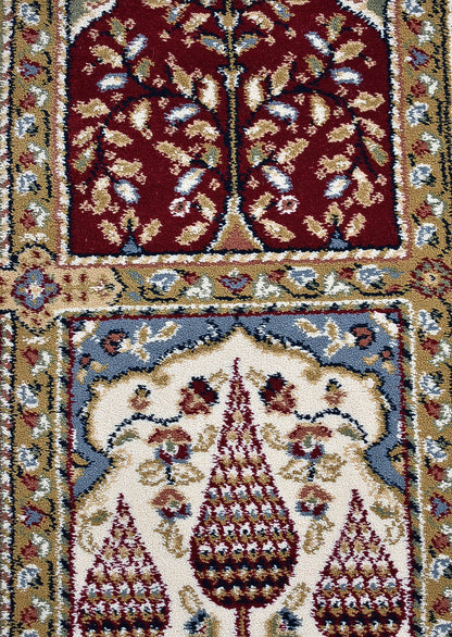 Charter T57112-1414 Traditional In Red Rug