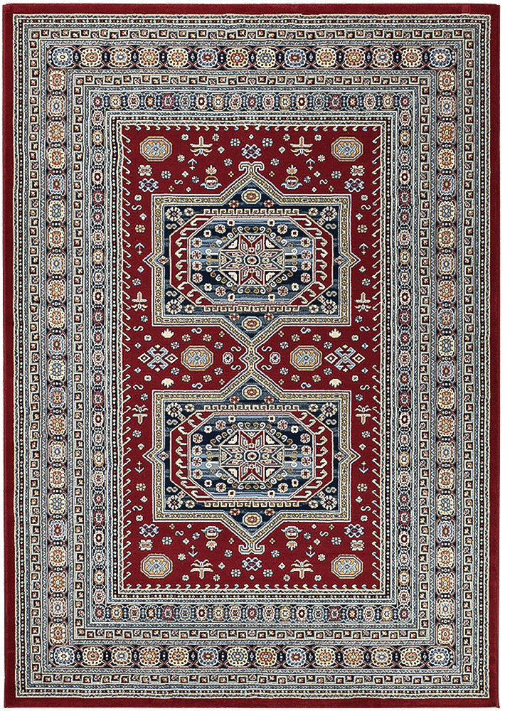 Charter 57149-1454 Medallion In Red Rug