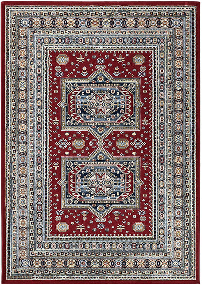 Charter 57149-1454 Medallion In Red Rug