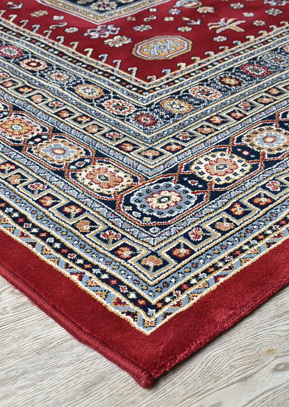 Charter 57149-1454 Medallion In Red Rug