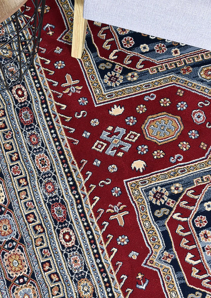 Charter 57149-1454 Medallion In Red Rug