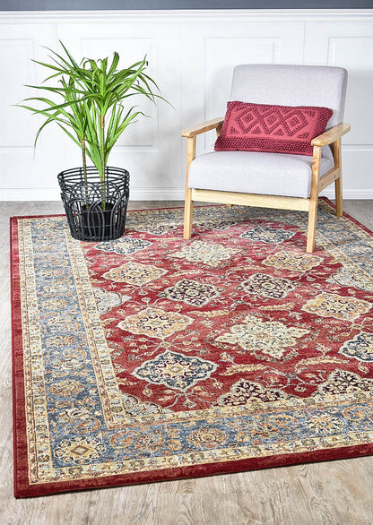 Charter 57163-1454 Traditional In Red Rug