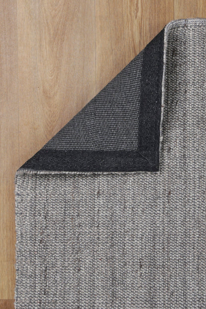 Pebble Brown Wool Rug