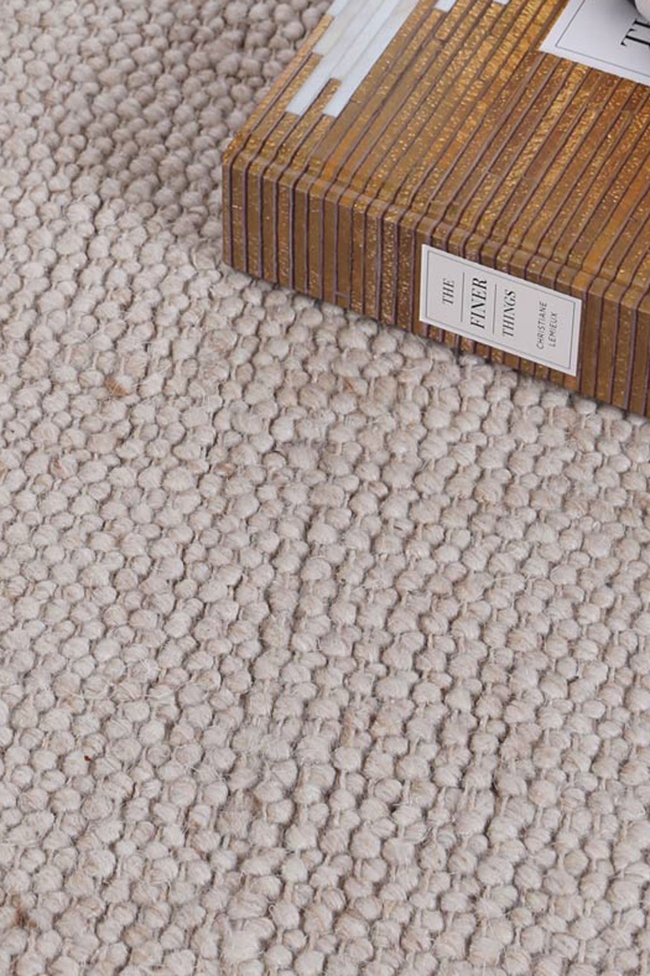 Pebble Natural Wool Rug