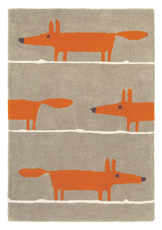 Scion Mr Fox Rug Cinnamon 25303