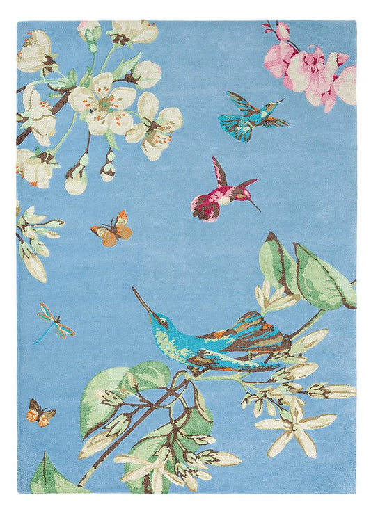 Wedgwood Hummingbird Blue Rug 37808